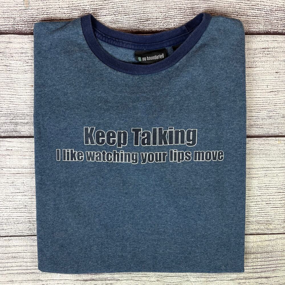Vintage Y2k Keep Talking I Like Watching Your Lips T-shirt